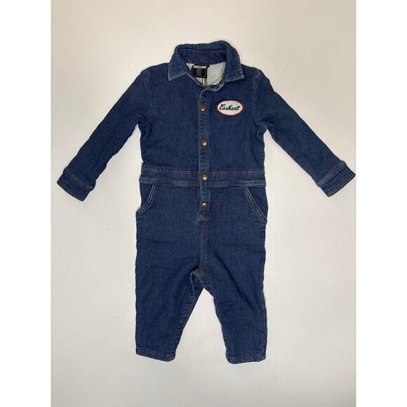 Carhartt Denim Jumpsuit Toddler 18 Months - Picture 1 of 9